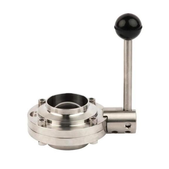 Hoe wordt een vlinderklep gebruikt voor debietregeling?