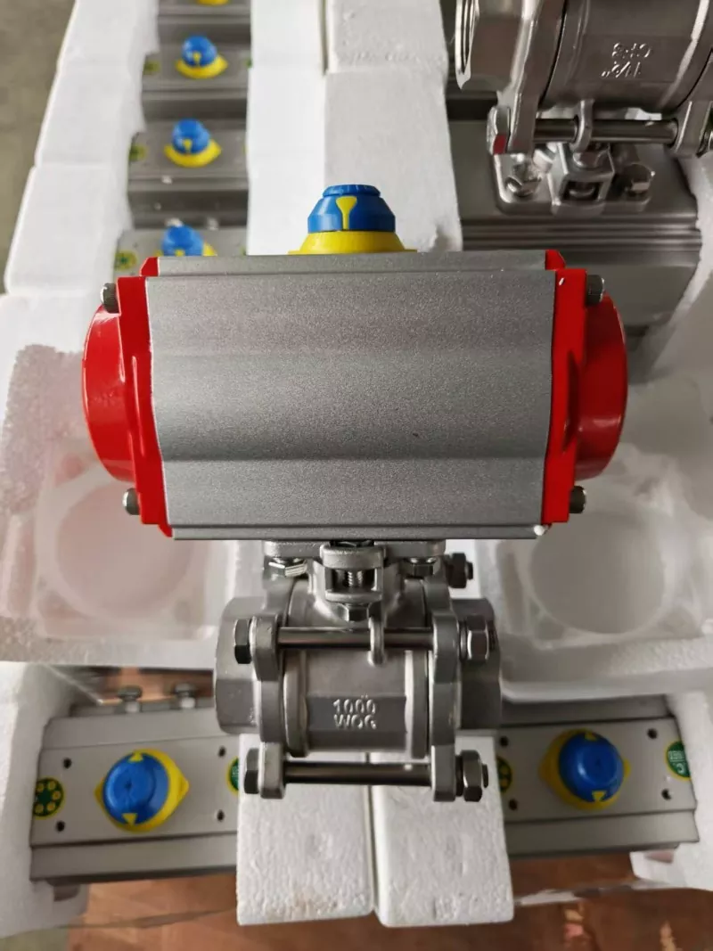 3-delige pneumatische kogelkraan – precisiecontrole, geen lekkage, slimme automatisering