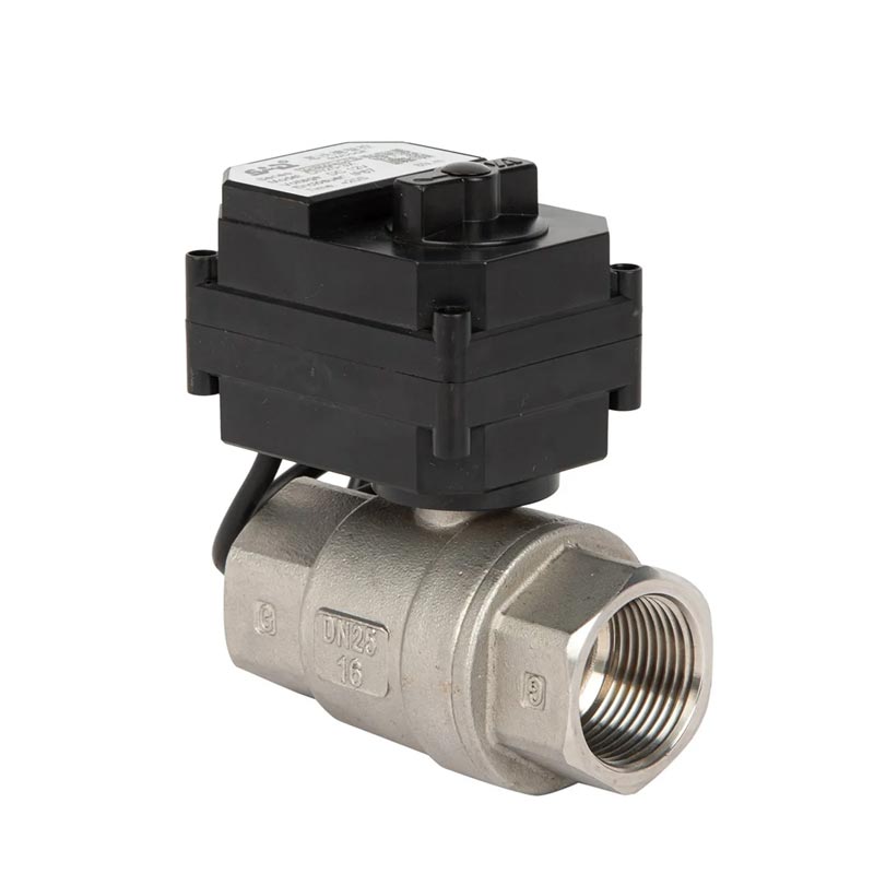 2 stc elektromagnetische roestvrijstalen kogelklep