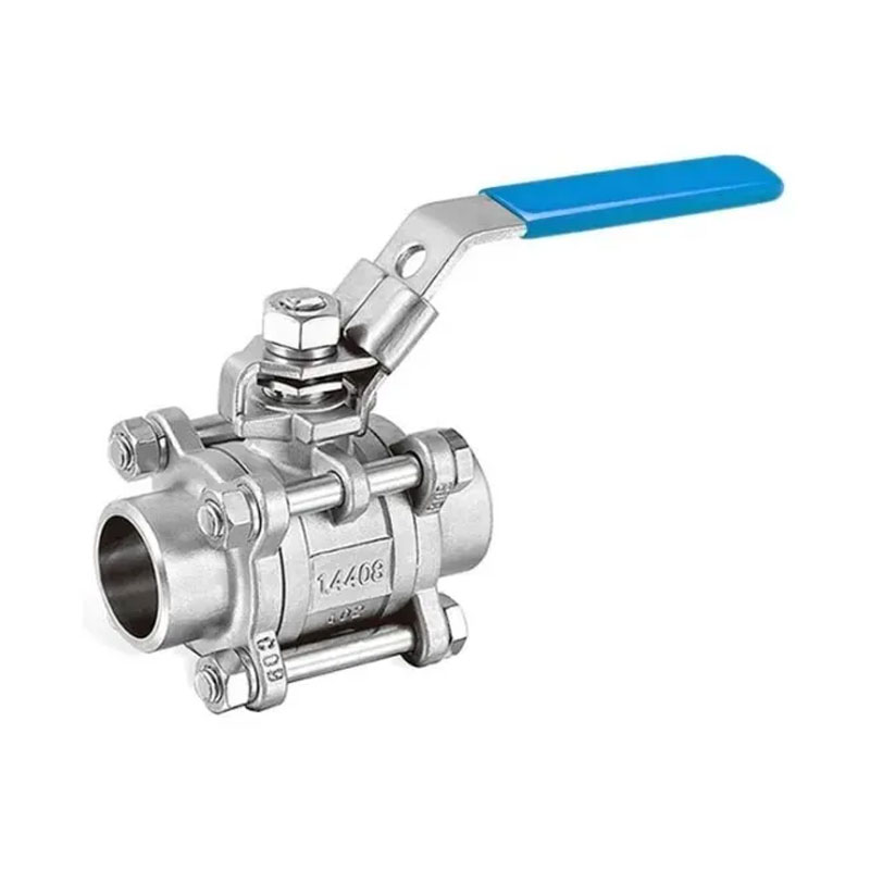 3PC Butt-welded Ends Stainless Steel Ball Valve