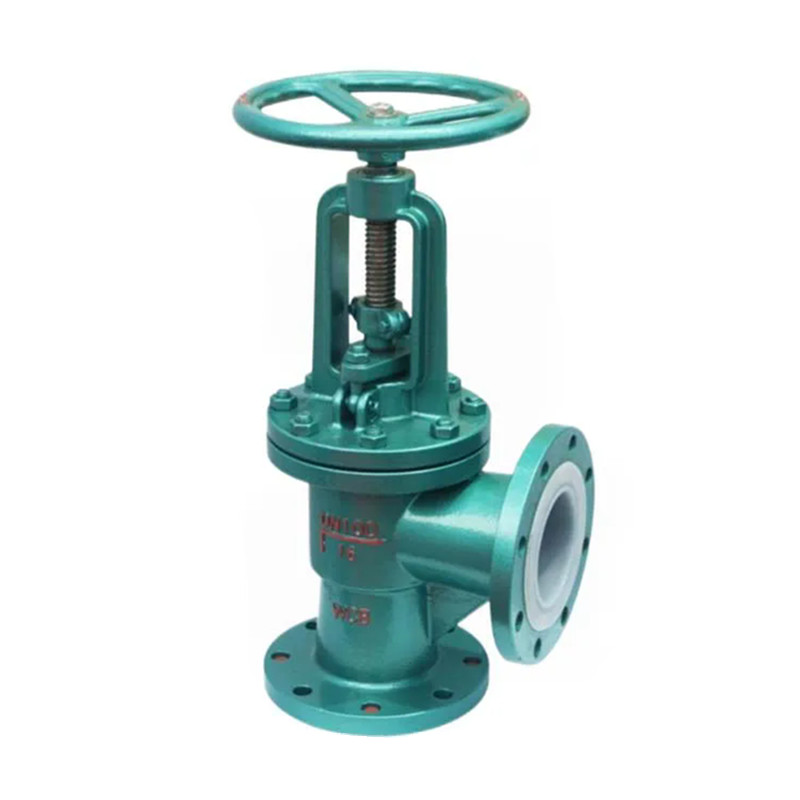 PTFE PFA gevoerde hoektype Globe klep